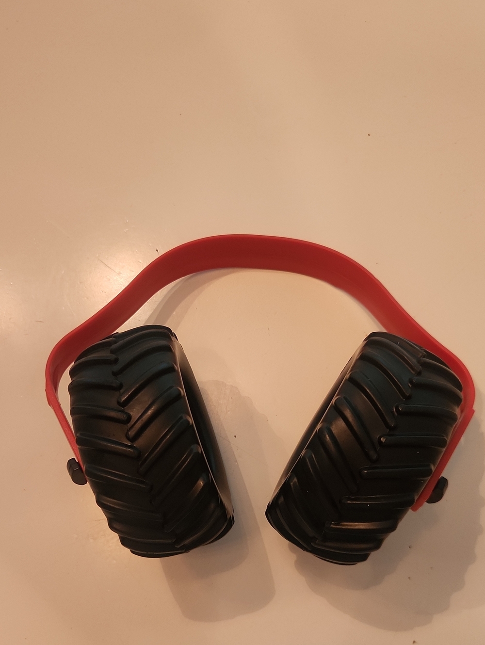 Monster Jam Monster Truck Tires Kids Noise Cancelling Headphones Red